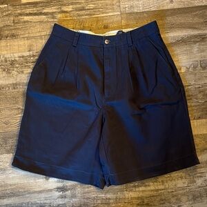 Liz Claiborne Women's High Waist Navy Shorts / DG125